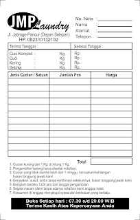 Download Template Nota Format Cdr