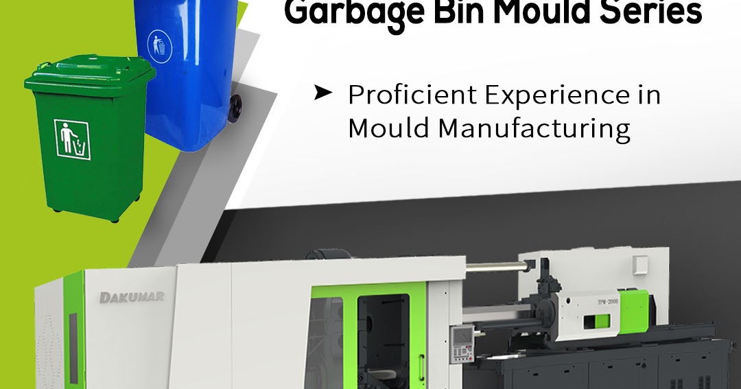 SINO MOULD & DKM Garbage Bin Molding Line Supplying