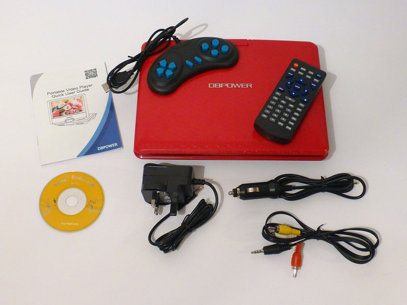DBPOWER® 9.5" Portable DVD Player with Swivel Screen + 300 games Review