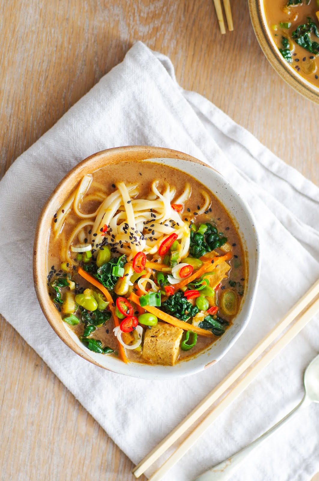 Easy Vegan Coconut Miso Ramen Euphoric Vegan
