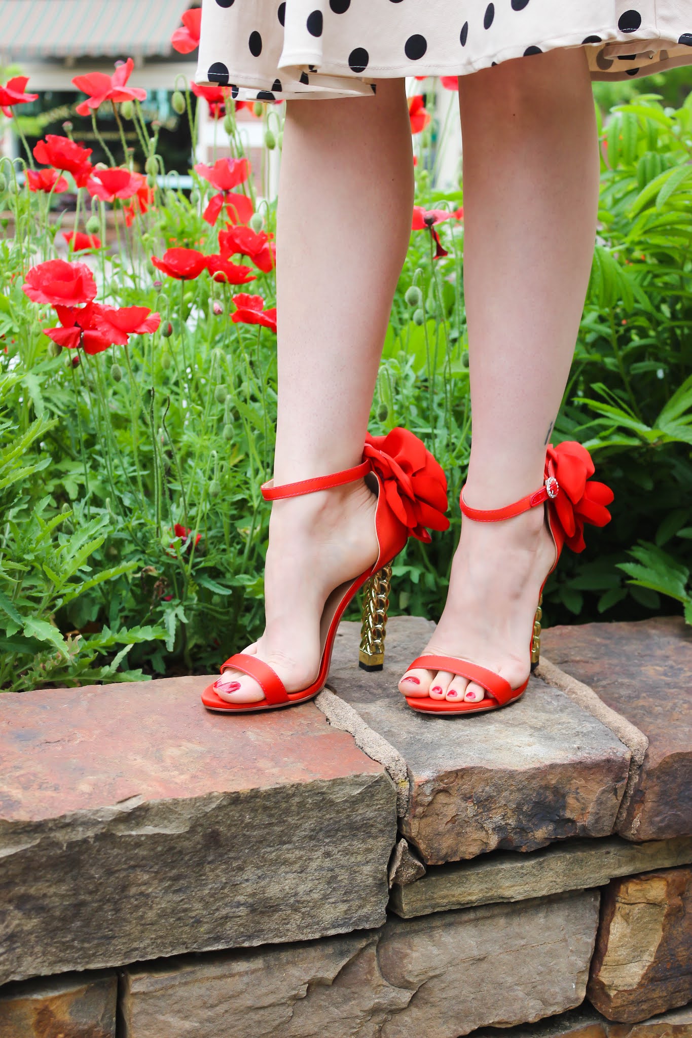 How to Wear Red Shoes: Collab with Nicepairs Heels | Bleu Avenue