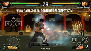Highly compressed Dragon Ball Evolution Ios PPSSPP