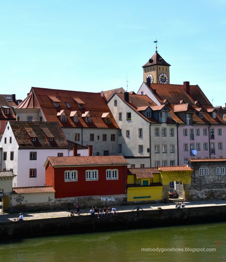 Regensburg, Germany is charming medieval town on the Danube River | Ms. Toody Goo Shoes #regensburg #germany #danuberivercruise