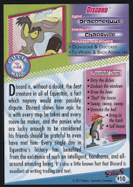 My Little Pony Discord Series 4 Trading Card