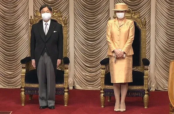 Emperor Naruhito, Empress Masako and Princess Mako attended the Japanese Parliament's 130th anniversary ceremony