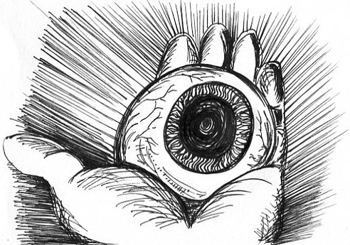 Kath's Arty Blog: Giant Eyeball