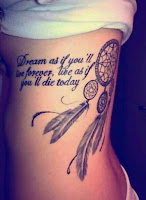 Tatuaje de atrapa sueños