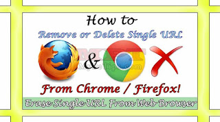 Remove Single URL from Web Browser - Chrome/Firefox