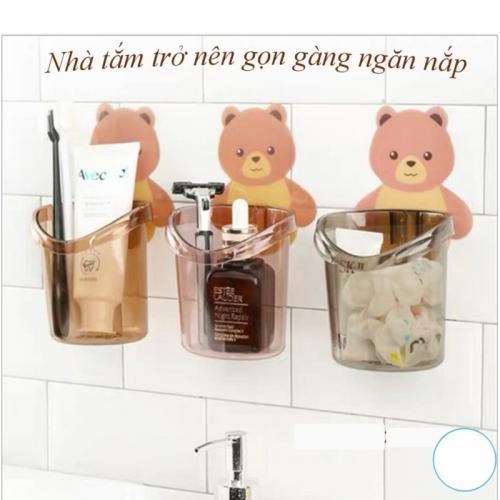 Cốc gấu đựng bàn chải kem đánh răng