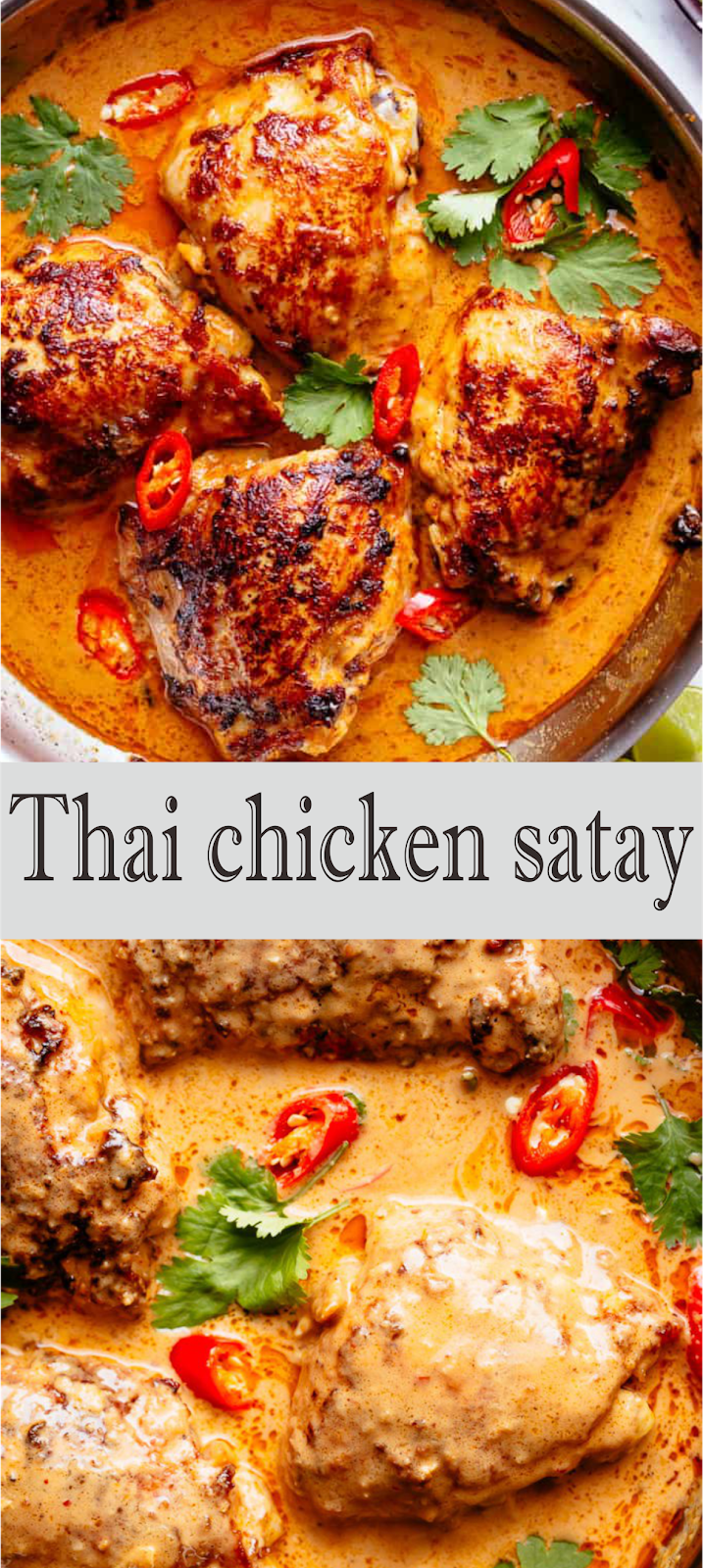 Thai chicken satay | Think food