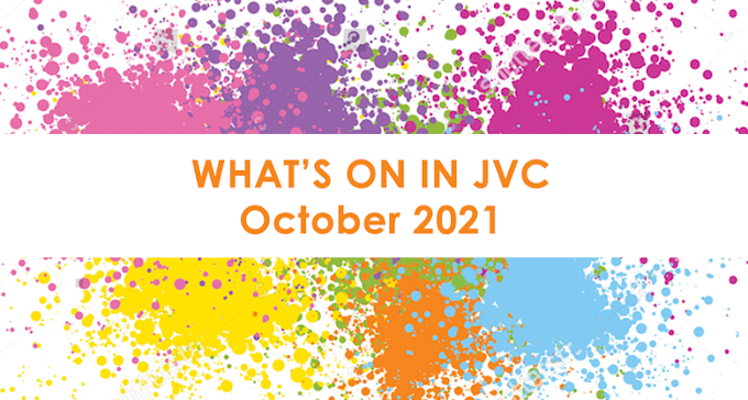 Classes, Events And Meetings In JVC - October 2021