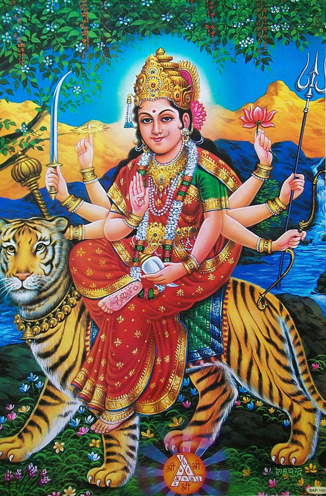 Sherawali Mata ki photo image hd wallpaper download