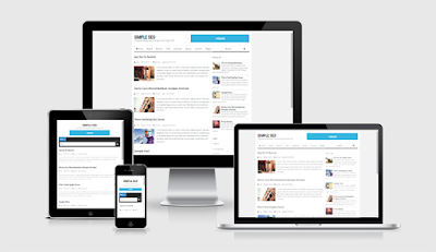 Simple SEO merupakan template responsive dengan tampilan yang terinspirasi dari template  Simple SEO Responsive Blogger Template