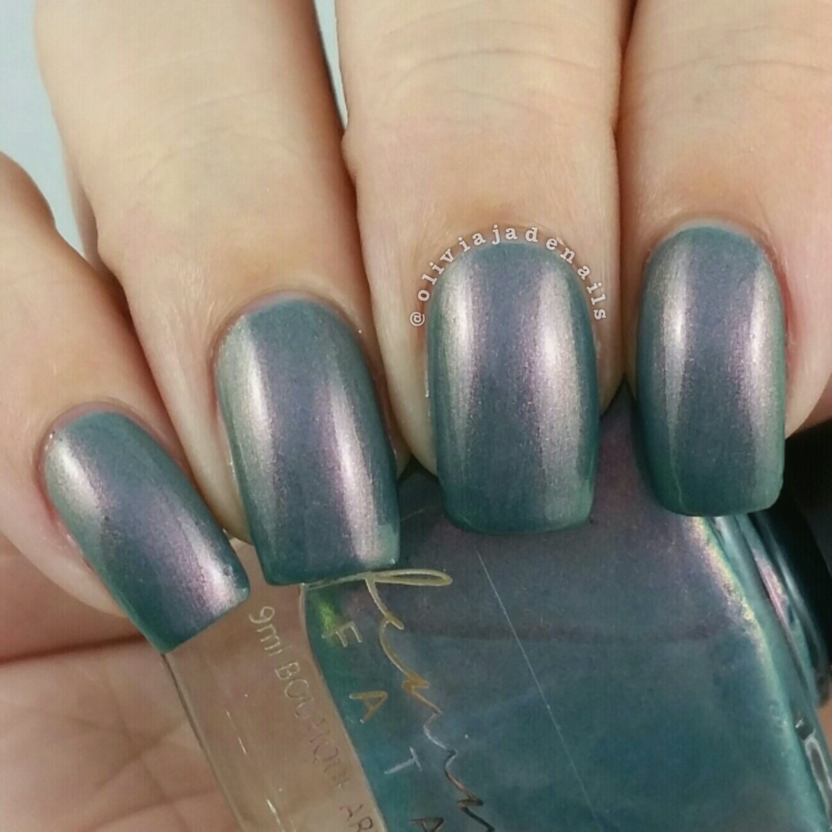 Femme Fatale Cosmetics Ariel swatched by Olivia Jade Nails