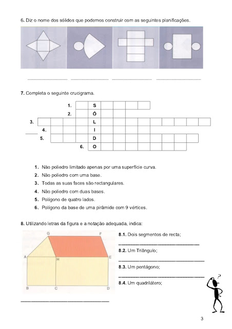 prova solidos geometricos 5 ano