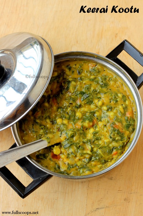Keerai Kootu Full Scoops A food blog with easy,simple & tasty recipes!