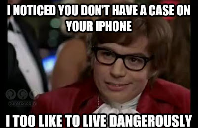 Don't have a case on your iPhone, funny movie quote, meme picture