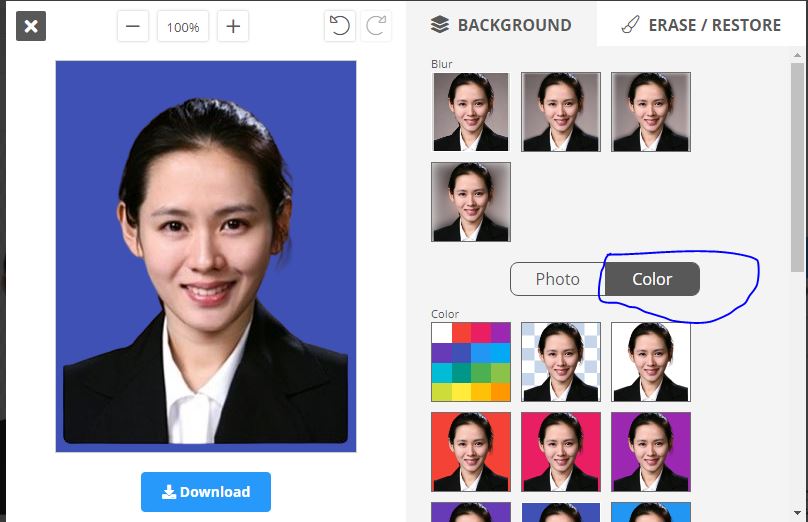 Aplikasi edit background foto online