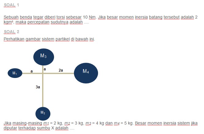 Contoh Soal Momen Inersia Ops Sekolah Kita Contoh Soal Momen Inersia Ops Sekolah Kita