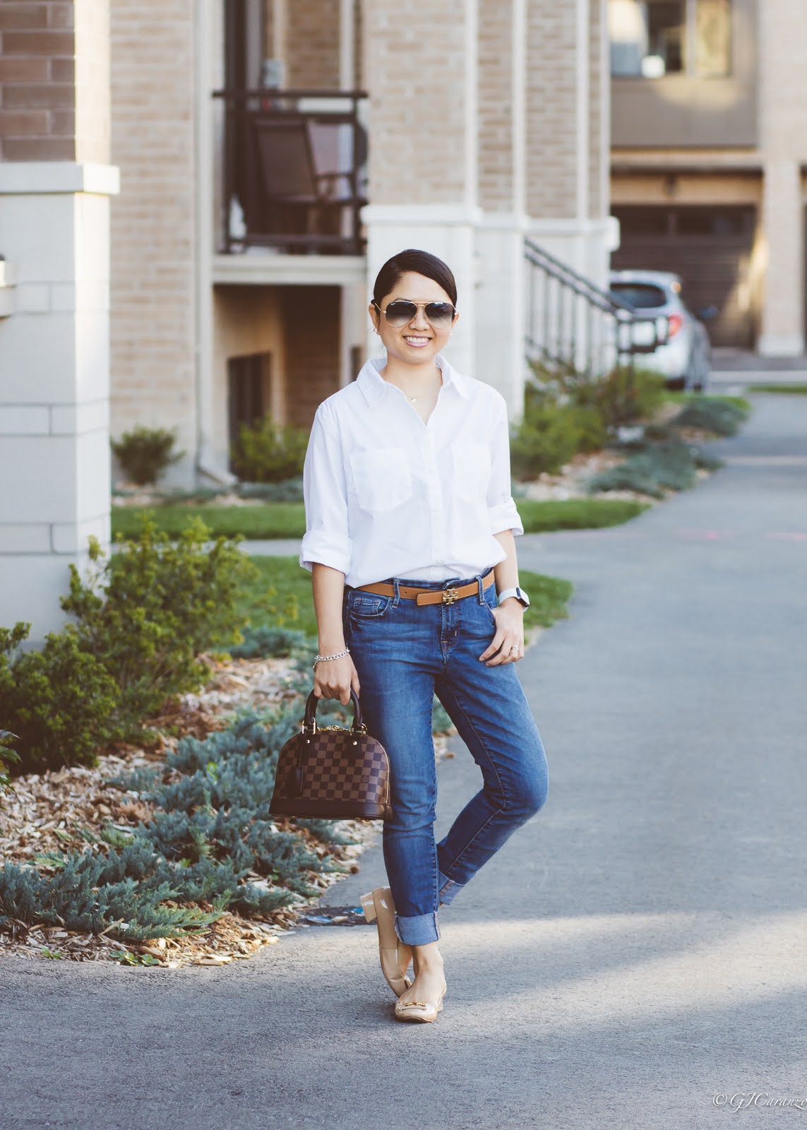 White Shirt + Blue Jeans | A Glad Diary