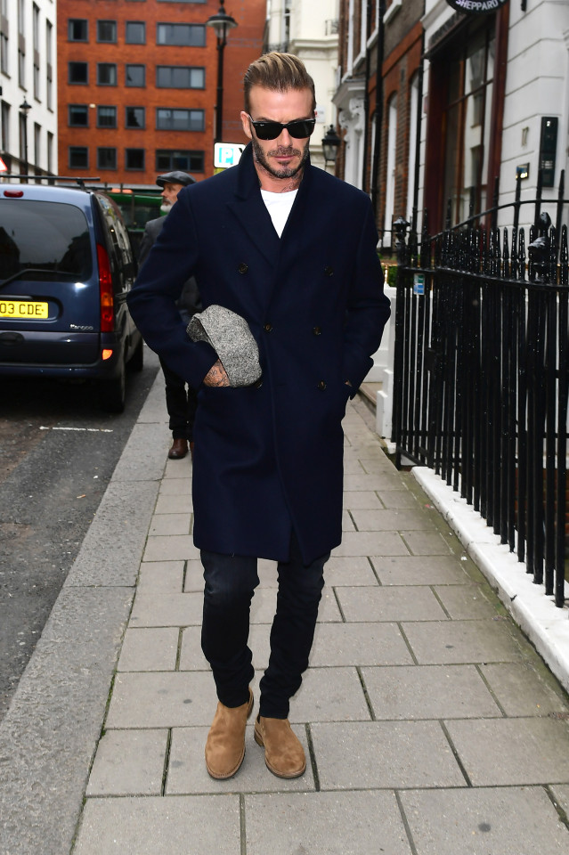 David Beckham Spotted In Ben Sherman, Saint Laurent & Louis Vuitton – PAUSE  Online