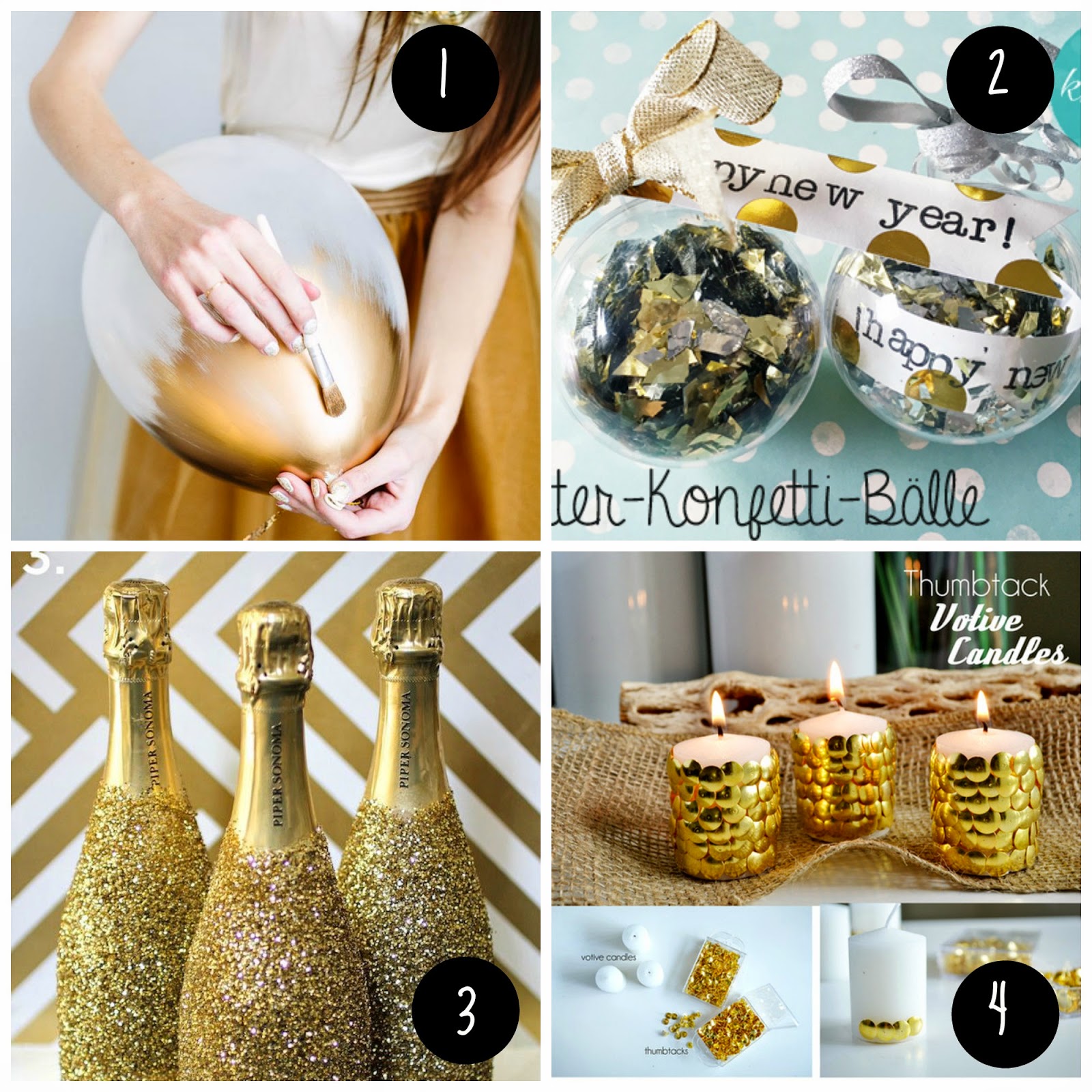 4 GOLDENE DIY SILVESTER IDEEN, DIE MAN ANGEHEN KÖNNTE 4 GOLDENE DIY SILVESTER IDEEN, DIE MAN ANGEHEN KÖNNTE