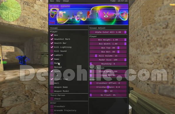 Counter Strike 1.6 RiscRipt Menulu Aim - Wall Hilesi İndir 2020