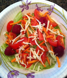 Raspberry & Tomato Salad