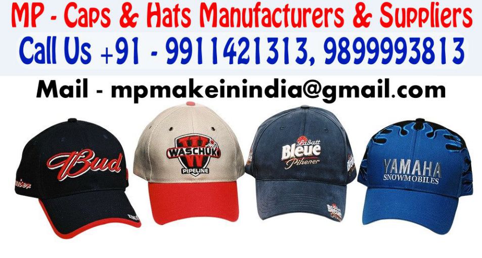 Manufacturers of Promotional Caps, Marketing Hats, Advertising Cap in Delhi, Supply all Over India