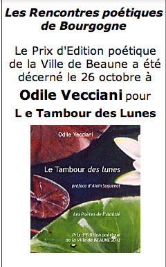 rencontres poétiques de bourgogne 2012