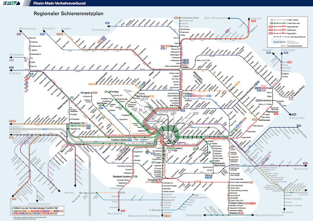 Frankfurt subway map