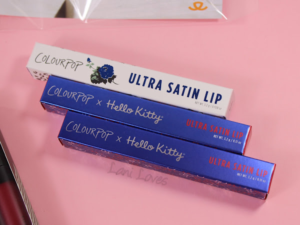 ColourPop Ultra Satin Lips - Tiny Chum, Bijou and Lock Diary Swatches & Review