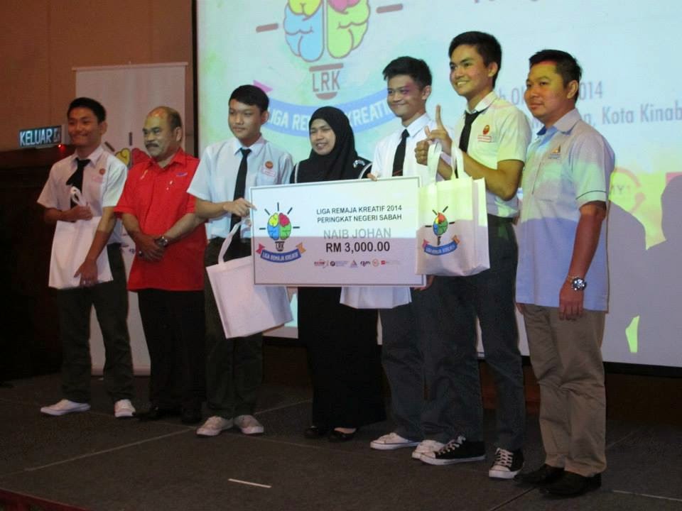 SMK All Saints Kota Kinabalu Naib Johan Liga Remaja Kreatif Zon Sabah 2014