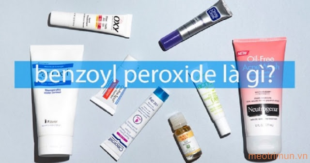Thành phần Benzoyl Peroxide trị mụn dưới da