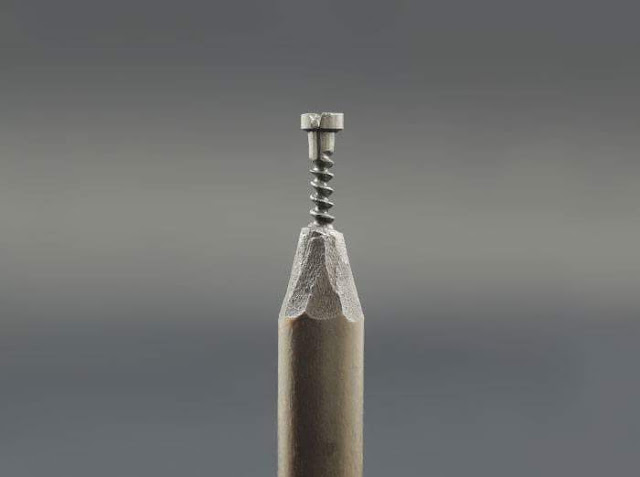 مجموعة صور لاجمل ابداع لاففنون النقش على (( لب)) أو اقلام الرصاص,,