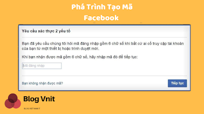 Facebook không gữi mã xác thực , số điện thoại đã bị mất