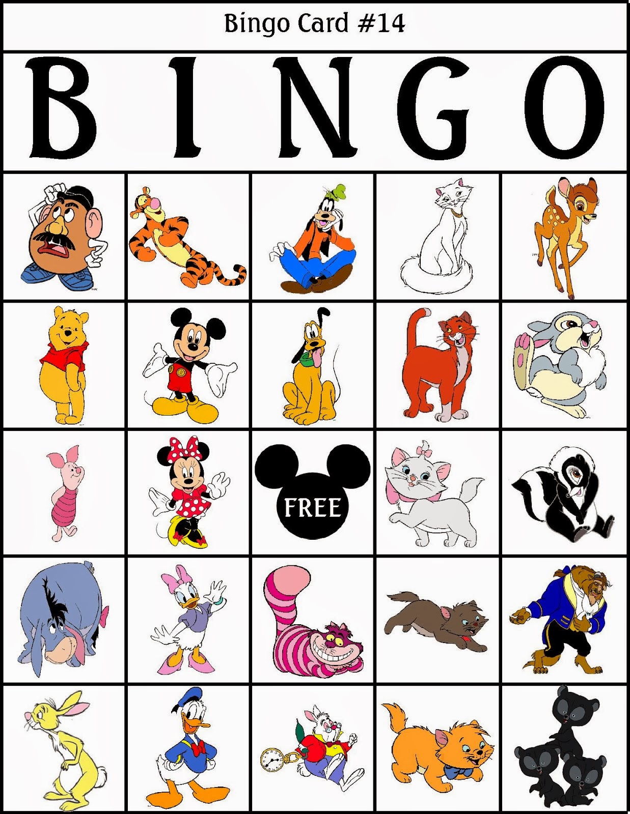 Bingo De Personajes Disney Para Imprimir Gratis Ideas Y Material 