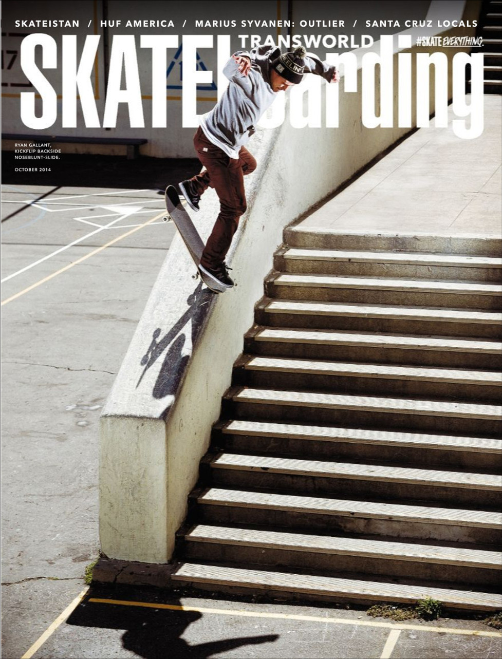 Skateboard Magazine Archive Transworld Skateboarding October 2014