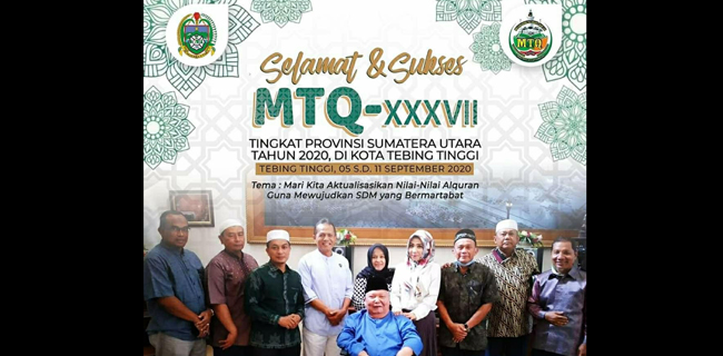 Setelah 35 Tahun, Kota Tebing Tinggi Kembali Jadi Tuan Rumah MTQ Ke-37 Setelah 35 Tahun, Kota Tebing Tinggi Kembali Jadi Tuan Rumah MTQ Ke-37