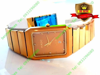 đồng hồ rado mặt vuông dây đá ceramic