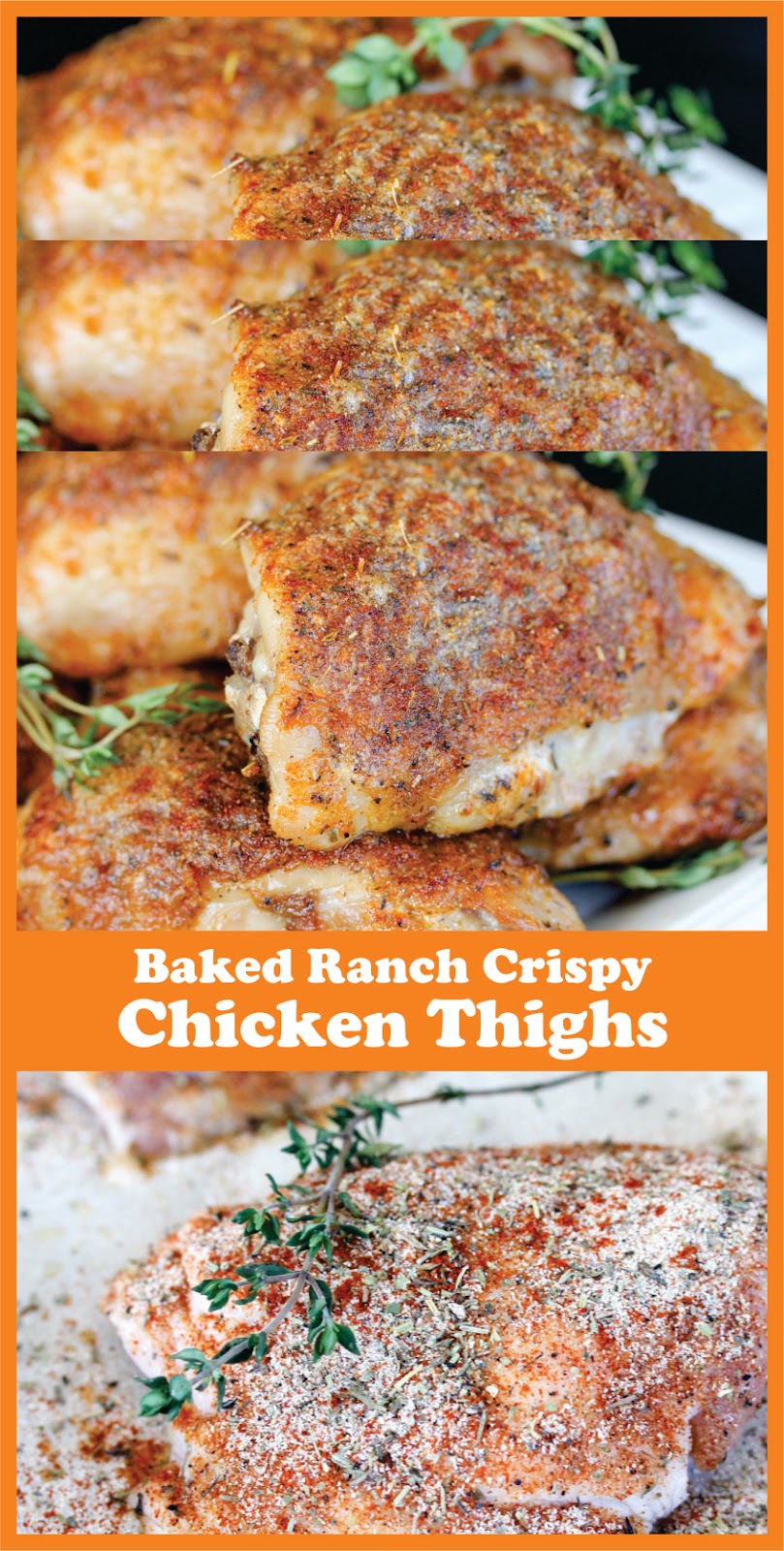 BAKED RANCH CRISPY CHICKEN THIGHS Recipe Spesial Food