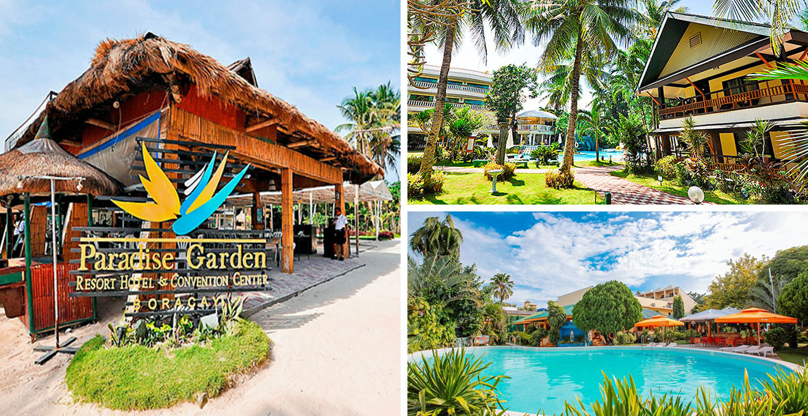 PARADISE GARDEN RESORT HOTEL AND CONVENTION CENTER (BEACHFRONT)  boracay Packages