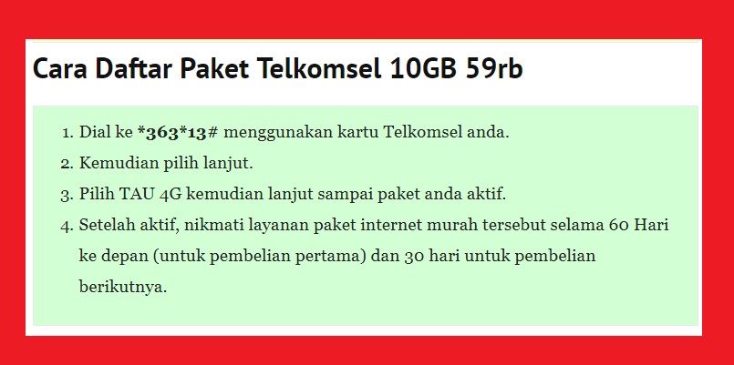 Trik Kuota Internet Murah Cara Mengaktifkan Paket Internet Combo Telkomsel Murah Cara Cek Sisa Paket