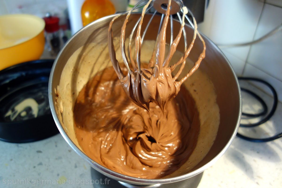 Шоколадный пирог-приготовление