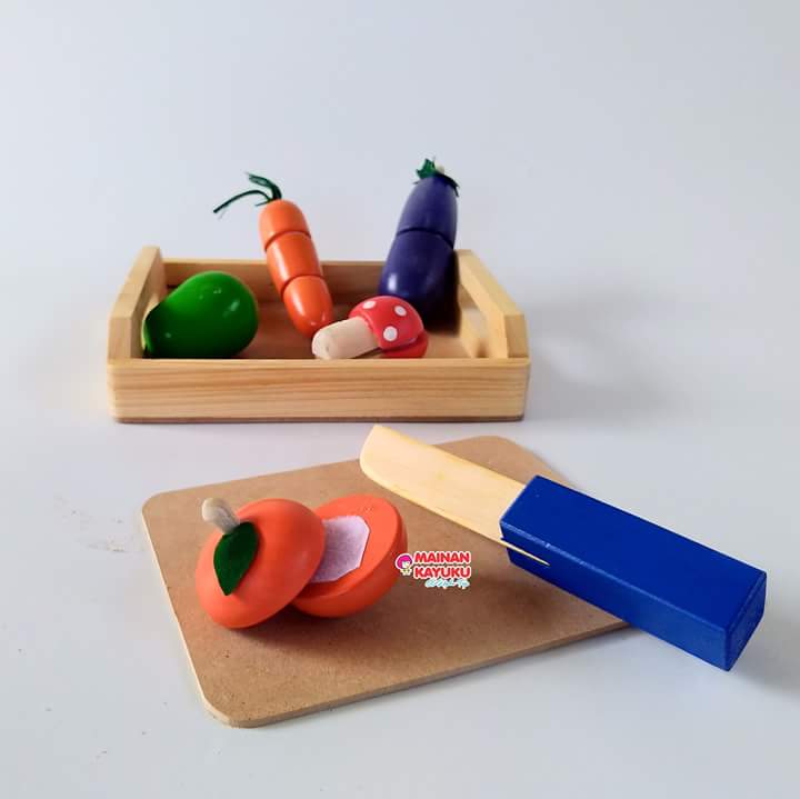 Sayur Potong Kecil Mainan Anak Perempuan - SEBUTIK EDUTOYS