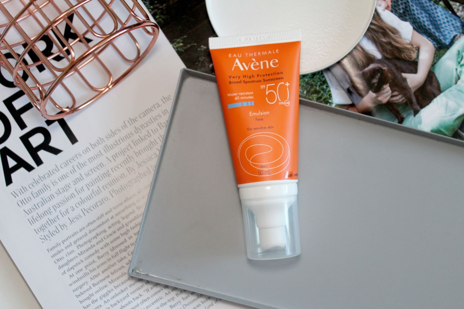 Review Avene Sunscreen Emulsion SPF 50+