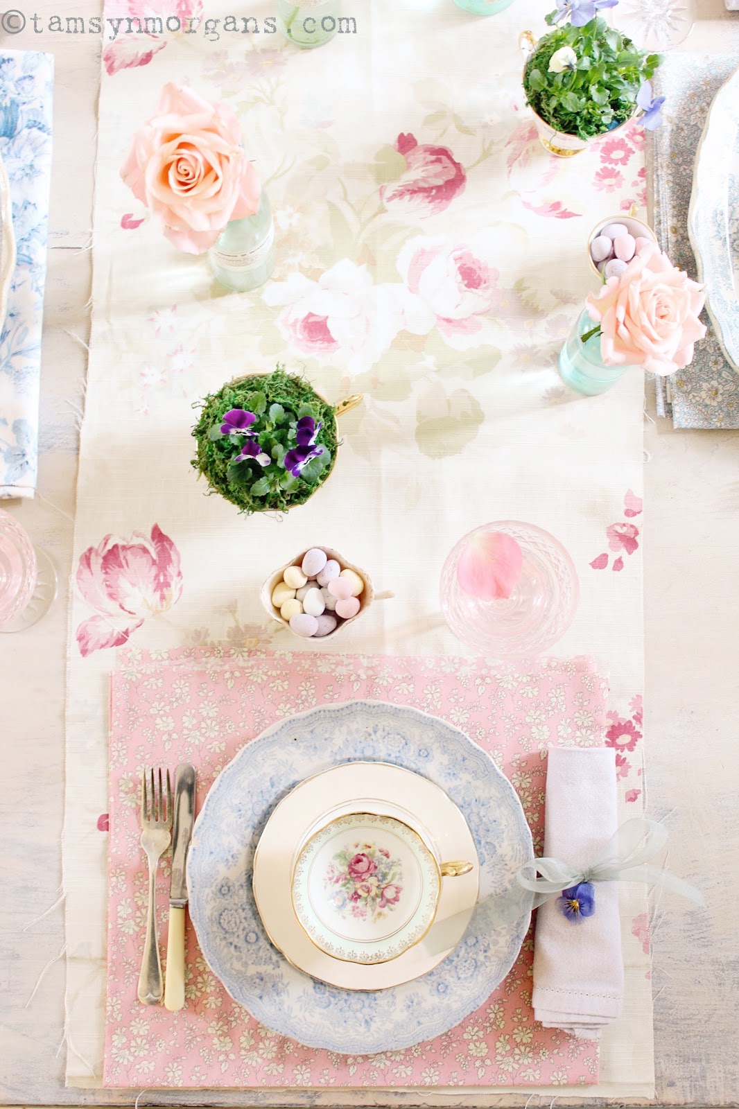 Pretty Table Settings The Villa on Mount Pleasant