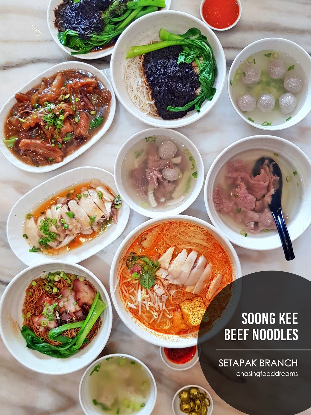 CHASING FOOD DREAMS: Soong Kee Beef Ball Noodle @ Setapak