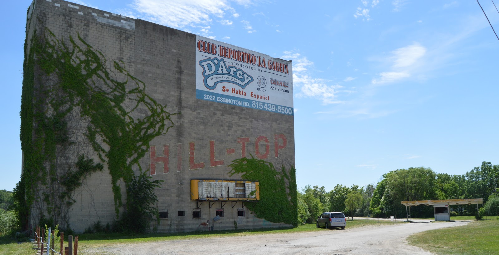 Towns and Nature Joliet, IL HillTop DriveIn Movie Theater