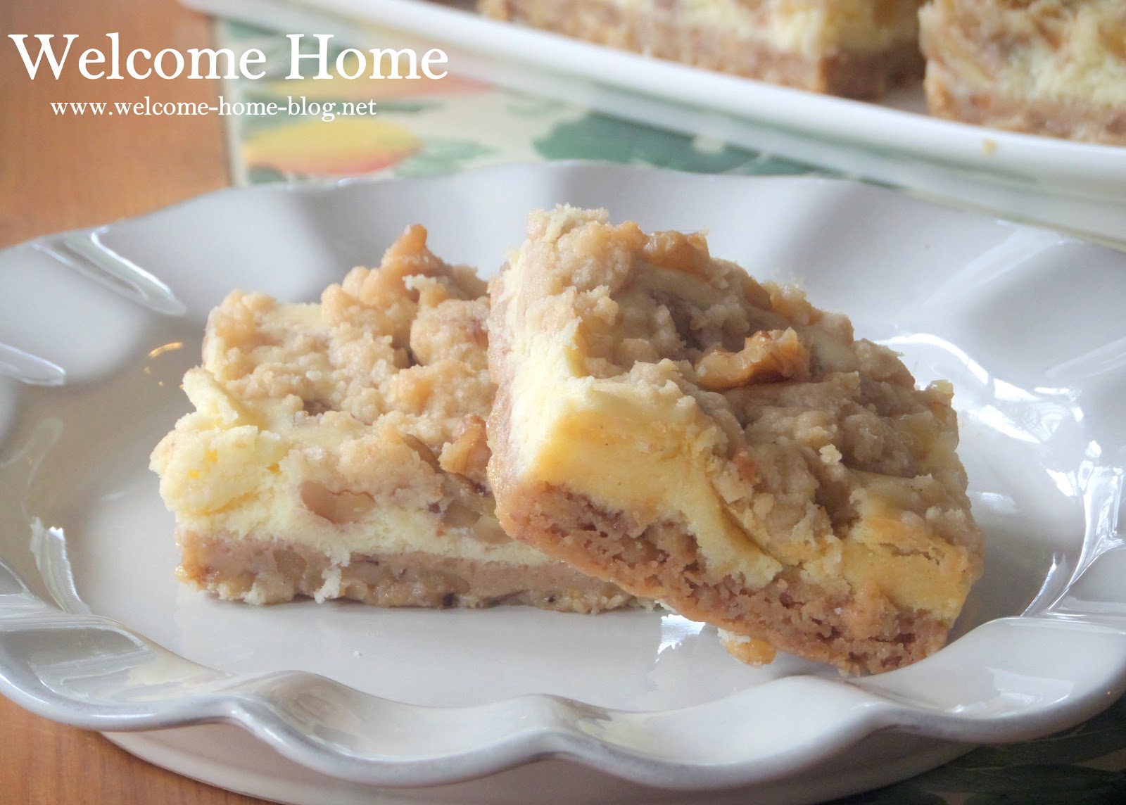 Home Blog ♥ Walnut Cheesecake Bars